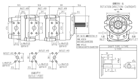 KOMATSU - ΥΔΡΑΥΛΙΚΗ ΑΝΤΛΙΑ 705-41-08090 | Taiwantrade.com